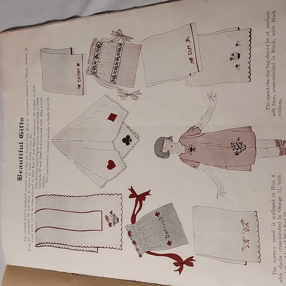 Vintage 1921 J & P Coats Embroidery and Hot Iron Patterns - Picture 7 of 10